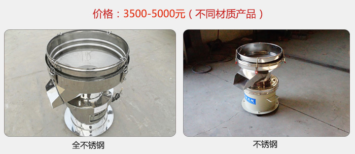 不同材質(zhì)的產(chǎn)品價(jià)格范圍在:3500-5000元之間