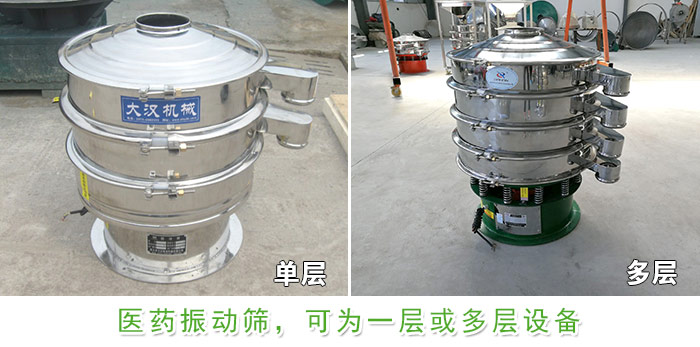 醫藥振動篩層級展示:單層,多層圖片展示